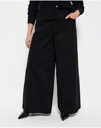 Commonry - Elasticated Wide Leg Jean