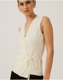 Tussah - Wrap Knit Top