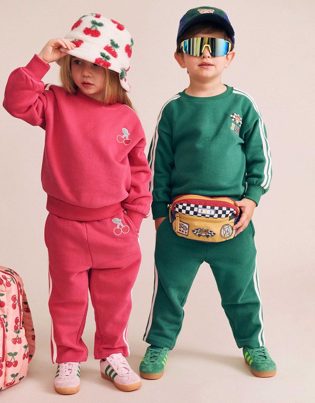 Huxbaby - Cherry Racer Stripe Sweatshirt - Babies-Kids