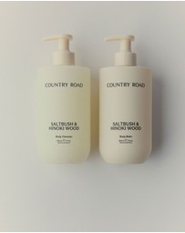 Country Road - Australian Made Saltbush & Hinoki Wood Body Care Duet