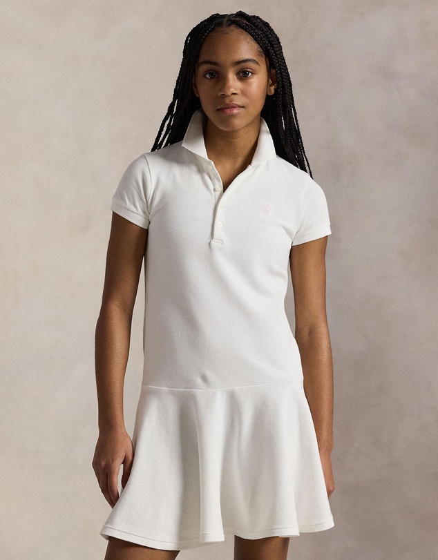 Polo Ralph Lauren - Stretch Mesh Polo Dress - ICONIC EXCLUISVE - Teens