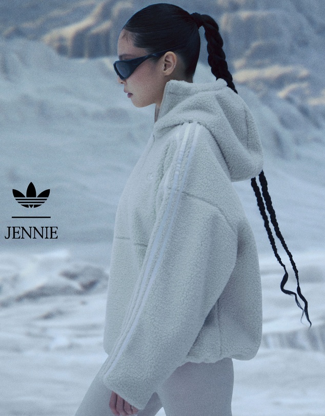 adidas Originals - ADIDAS ORIGINALS BY JENNIE FLEECE HOODIE JACKET Womens