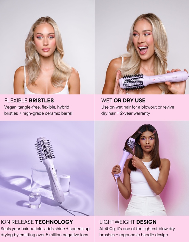 Mermade Hair - Blow Dry Brush Lilac