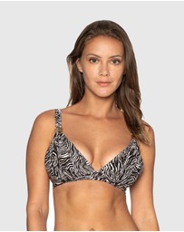 Nip Tuck Swim - Black Gold Rush Dulcie Bikini Top