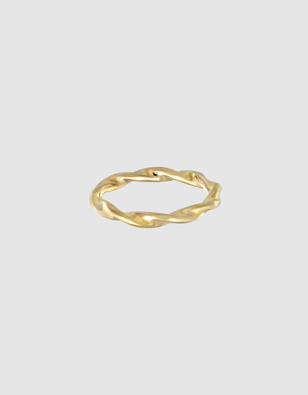 Elli Jewelry - Ring Twisted Brass Collection