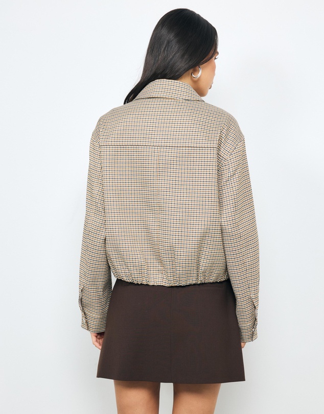 AERE - Check Bomber Jacket
