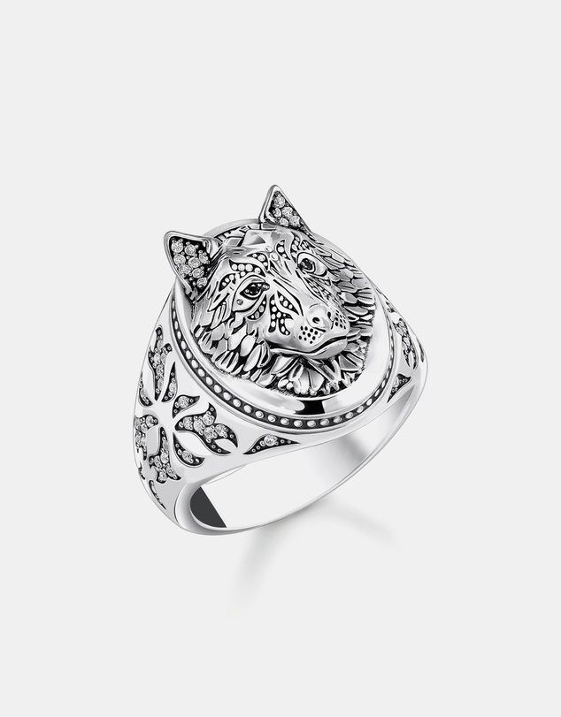 THOMAS SABO - Rebel Wolf Signet Ring