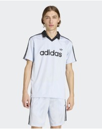 adidas Originals - ARCHIVE COLLAR ENGINEERED JERSEY Mens