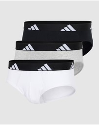 adidas Sportswear - 3 Pack Active Flex Cotton Brief Underwear