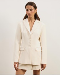 Atmos&Here - Melody Tailored Waist Blazer