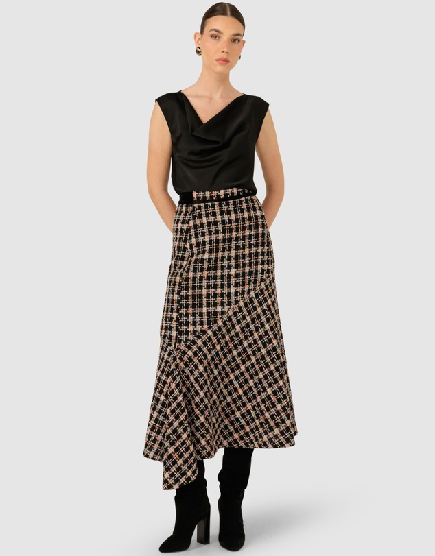 SACHA DRAKE - Onyx Midi Skirt