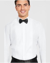 Tarocash - Pleated Front Tuxedo Shirt