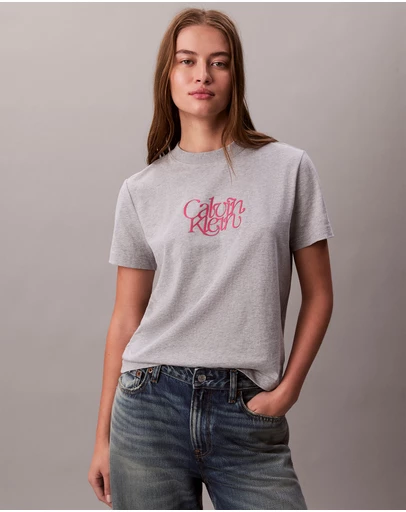 Calvin Klein Jeans - Script Logo Graphic Slim T-Shirt