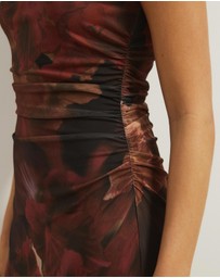 Atmos&Here - Priya Sleeveless Mesh Maxi Dress