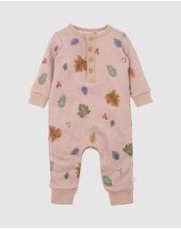 Fox & Finch - Wild Side LS Print Romper - Babies