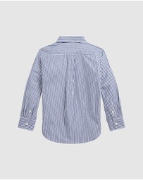 Polo Ralph Lauren - Striped Cotton Poplin Shirt - Kids - ICONIC EXCLUSIVE