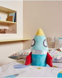 Linen House Kids - Racer Rocket Novelty Cushion