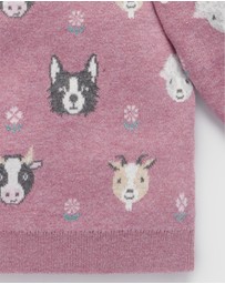 Purebaby - Farm Friends Jumper - Kids-Babies