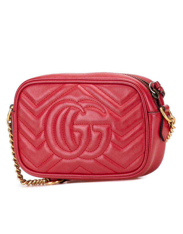 Pre-Loved by Azura Reborn - Pre-Loved Mini GG Marmont Matelasse Leather Crossbody