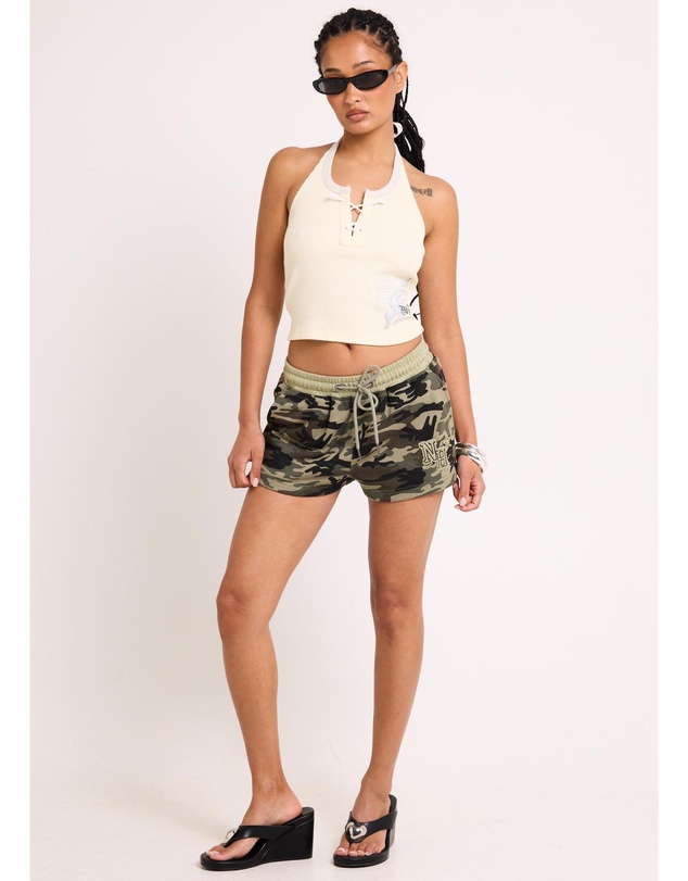Neon Hart - Fleece Camo Shorts