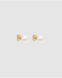 By Charlotte - Floating On Air Pearl Stud Earrings - 6mm