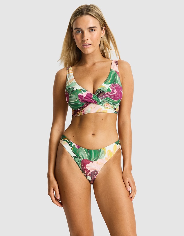 Sea Level Australia - Abyss Cross Front Multifit Bra Top