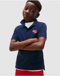 Tommy Hilfiger - Im Varsity Graphic Polo SS - Kids