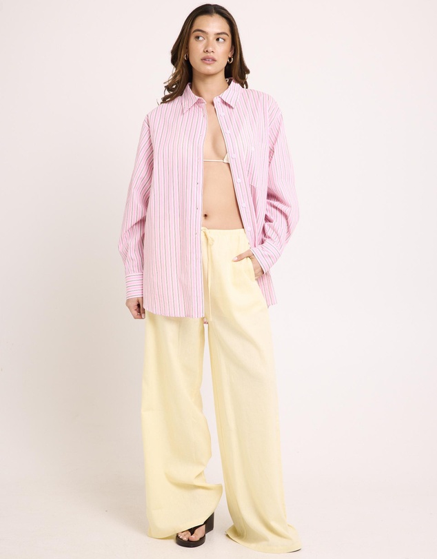 Subtitled - Coby Crisp Oversized Long Sleeve Shirt
