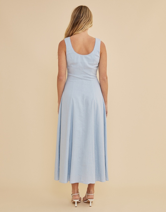 Amelius - Lucie Buttoned Midi Dress