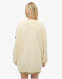 Superdry - Oversized V Neck Jumper