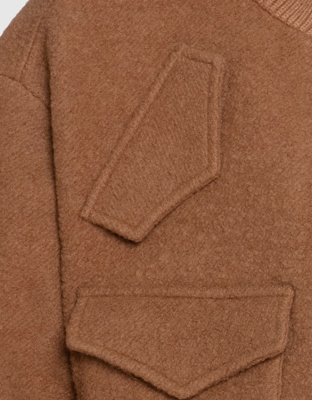 Belle & Bloom - Crystal Skies Cropped Wool Rib Jacket