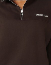Lorna Jane - Streamline Quarter Zip Sweat