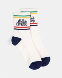 Bobo Choses - Bobo Choses By Hand Short Socks - Kids-Teens
