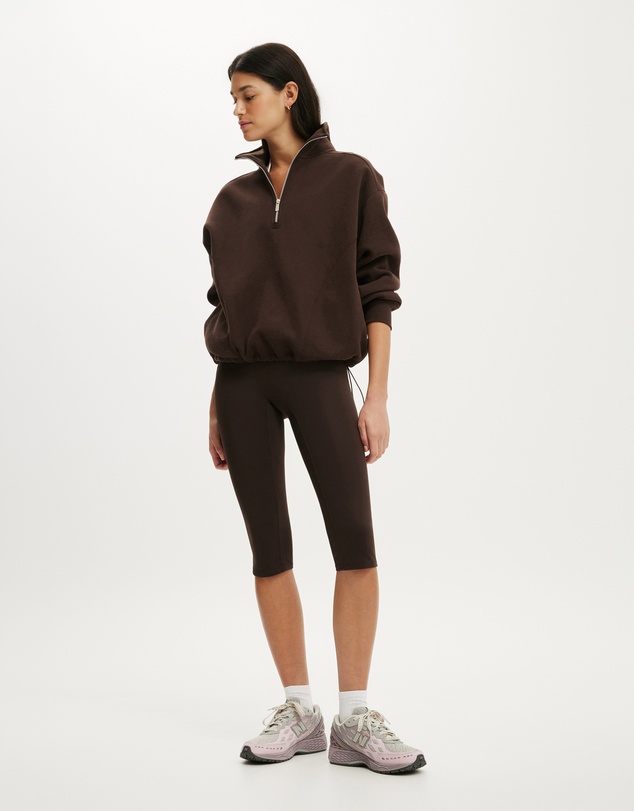 Cotton On Body Active - Plush Half Zip Sweatshirt
