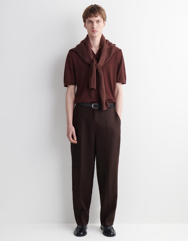 COS - Knitted Linen Polo Shirt
