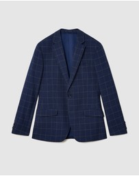 Politix - Sebastian Windowpane Check Tailored Jacket