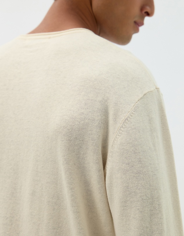 AERE - Easy Linen Blend LS Tee