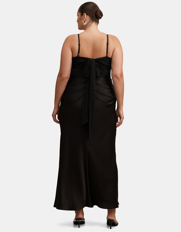 Forever New Curve - Claudia Curve Strappy Corset Maxi Dress