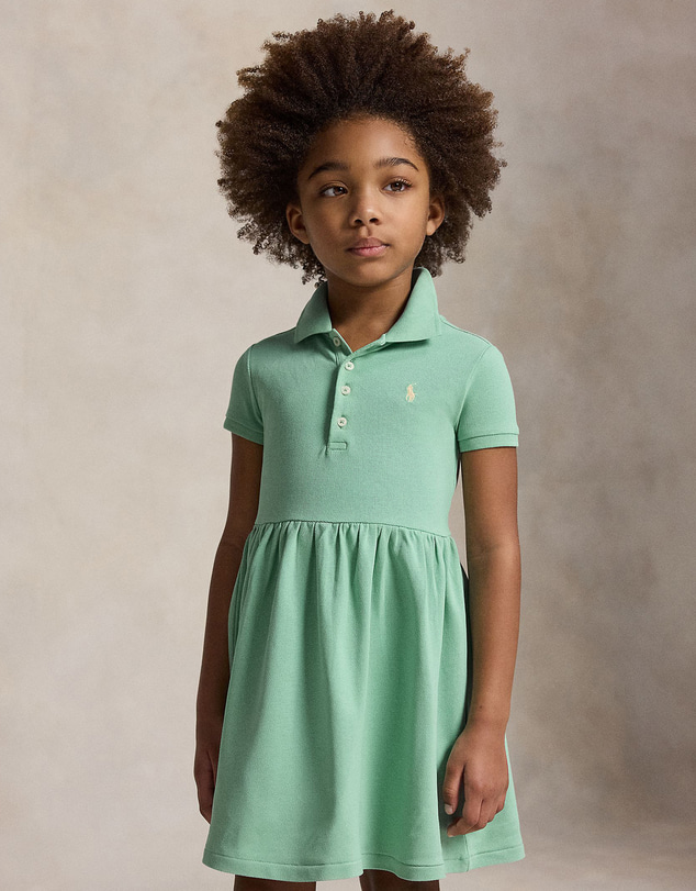 Polo Ralph Lauren - Stretch Mesh Polo Dress - Babies-Kids