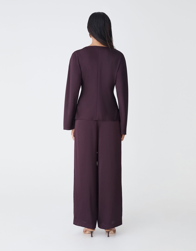 Forcast - Asma Satin Bias Cut Top