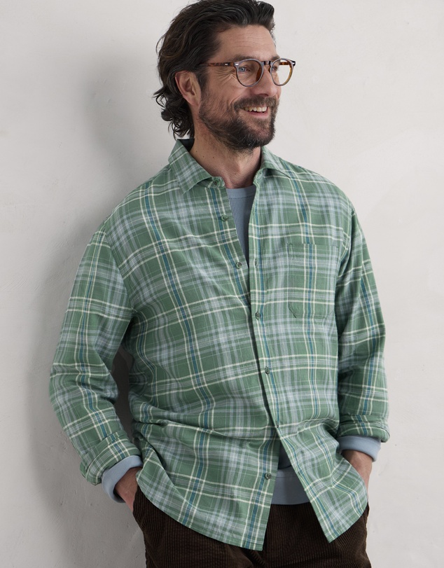 Seasalt - Seasalt Cornwall Green Banyan Shirt