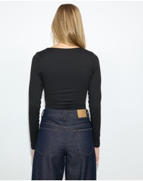 Dazie - Make Your Move High Neck Long Sleeve Bodysuit