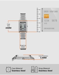 Emporio Armani - Silver Tone Analogue Watch