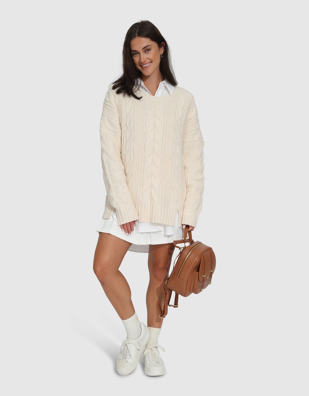 Belle & Bloom - Perfect Me Oversized Crew Sweater