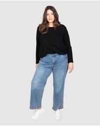 Love Your Wardrobe - Kayla Long Sleeve Rib Tee