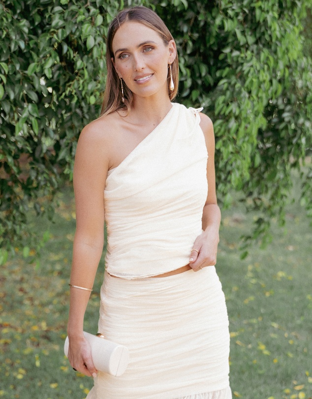 Petal & Pup - Susan Mesh One Shoulder Top - Yellow