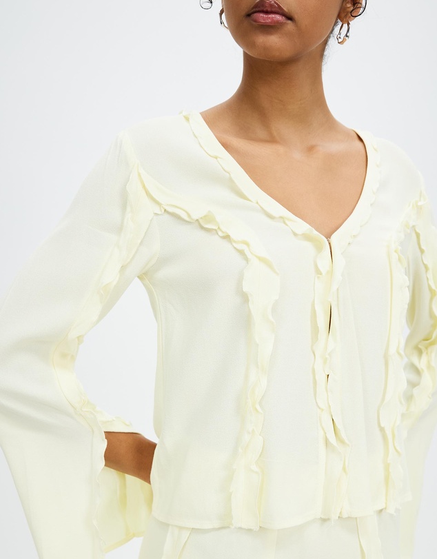 Third Form - Stroke Frill Blouse
