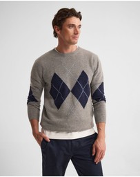 Oxford - Anton Wool Argyle Crew Neck