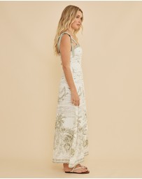 Amelius - Eden Shoulder Tie Maxi Dress