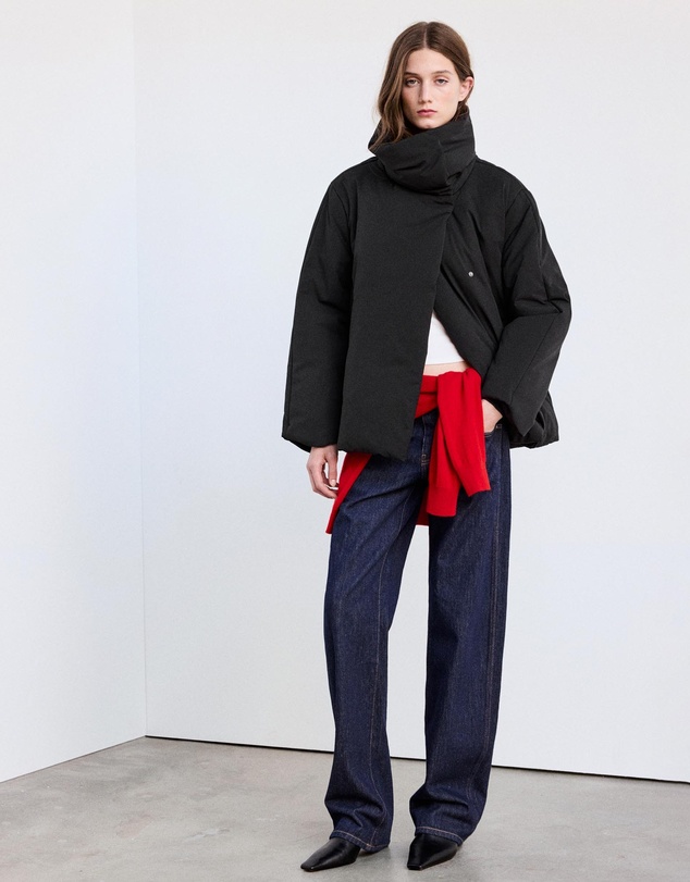 M.N.G - Padded Anorak with Funnel Neck